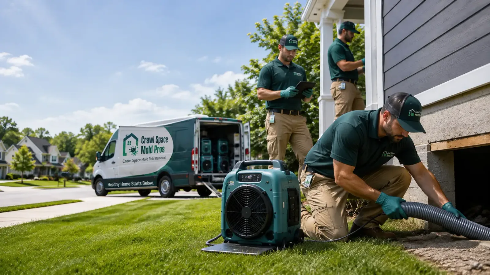 Crawl Space Mold Removal in Lakeville, NY
